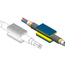 Pas wielorowkowy Poly-V, PVC PU gelb Kabelabzug